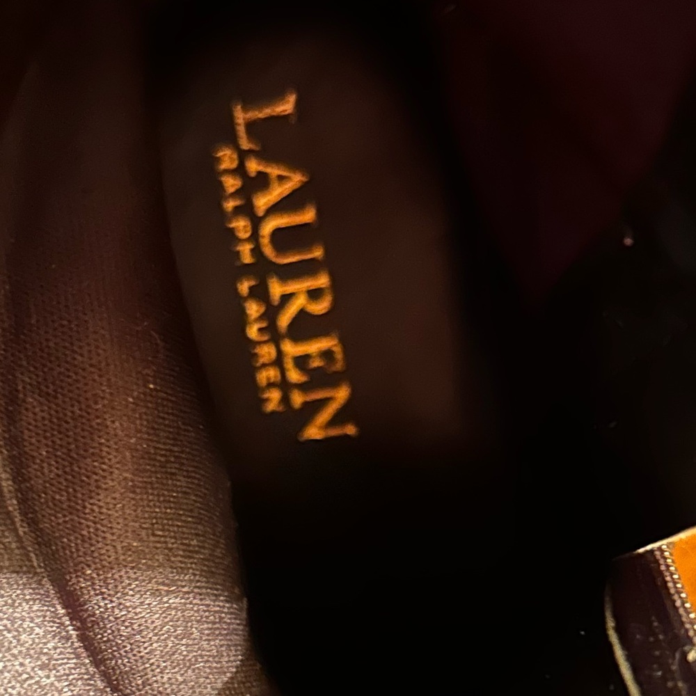 LAUREN RALPH LAUREN MASIKA LEATHER RIDING BOOTS SIZE 7.5B - Picture 4 of 11